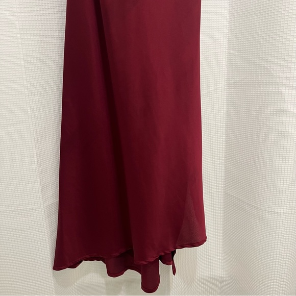Astr The Label Cowl Slip Midi Dress Wine Size Medium - Picture 6 of 16